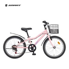 스마트 리얼텍GS20 초등학생 MTB 자전거 2026년 (20인치/ 7단/ 바구니/흙받이), 1개, 150cm, 펄블랙