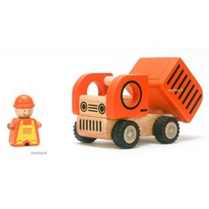중장비 덤프트럭 유아용 건설놀이 원목 차량완구
