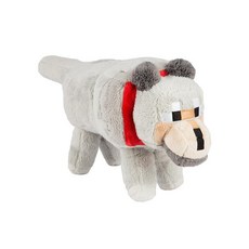 마인크래프트 봉제 인형 블록 인형 러브 드래곤 피규어 남아용, 울프 32cm
