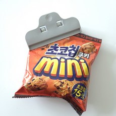 주방 다용도 밀봉 집게 연베이지색, 1개