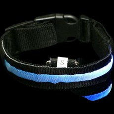 LED 3색라이트 나일론 레인보우 반려견 목줄 S 자동리드줄 애견목줄 리드줄 애견줄