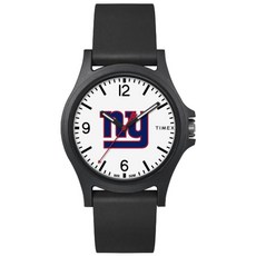 Timex 남성용 아레나 40mm 시계 - 뉴욕 자이언츠 블랙.