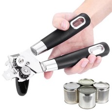 多功能開罐器 廚房用品 手動開罐器 啤酒開瓶器 適用各種罐頭, 1個, 主圖款ABS柄
