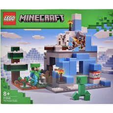 레고 마인크래프트 21243 얼어붙은 산꼭대기, 혼합색상, 1개