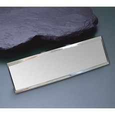 IDFR 適用於 汽車廣角後照鏡 亮面銀 300*85mm MIT, 1個