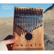 烏克時代 TODO 尼羅河桃花心木卡林巴拇指琴 音色飽滿溫暖 延音動聽 初學者適用, 1個