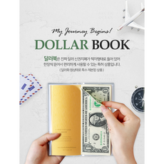 럭키달러북 달러북 DOLLAR BOOK 기업체사은품(고급봉투무료), 10불 골드, 1개