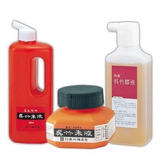 지그 쿠레타케 주액 60ml 360ml 아교액 180ml 부적 탱화 그림용 적색 묵액 먹물 번짐 방지용 액