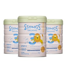 쏭스 오가닉 베이비 골든라벨 3단계 750g 3캔, 3개