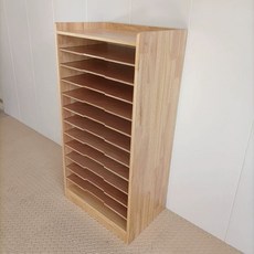 스케치북장 종이 정리함 미술 지류 종이함 서류함, 1개, 12칸