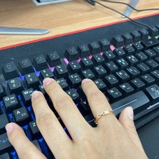 키보드 한글 자판 스티커, 2개