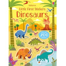 Usborne Little First Stickers Dinosaurs 恐龍貼紙書
