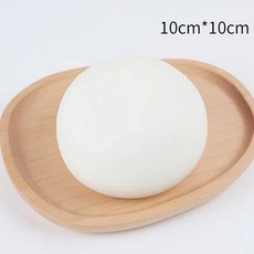 주물럭 찐빵 만두 찐득볼 스퀴지 찜기 포함 스트레스볼, 4세대 1단계, 10cm 대형 만두 봉투, 1개