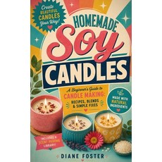 (영문도서)Homemade Soy Candles: A Beginner's Guide to Candle Making Paperback, Independently Published, English, 9798184643328