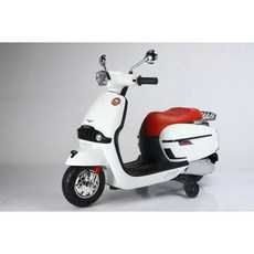 阿LIN 800387 T08 摩托車 歐兜邁電動童車 輔助輪 2-6歲電瓶車 帶燈兒童騎乘, 白色, 1個