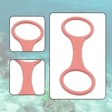 스쿠버 기어 다이빙 마스크 스트랩 네오프렌 커버 부드러운 나일론 편안한 스노클 수영, 01 Camouflage green