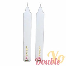 더블요 비호 쌍대 초 2P 제사양초 기도초 불교양초