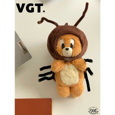 傑瑞寶寶&泰瑞寶寶 貓和老鼠可愛毛絨掛件 華納正版授權 Jerry背包潮玩DIY娃衣掛件, 1個, 單獨衣服【蟑螂套装】