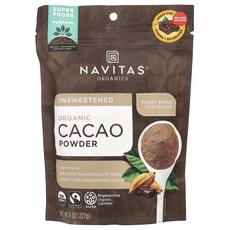 Navitas Organics 카카오 파우더 227g, 226g, 1개입, 1개