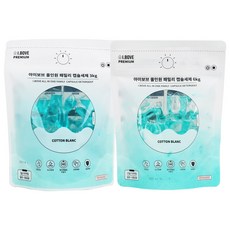 아이보브 코튼블랑 올인원 캡슐세제 6kg용(30개입)+3kg용(45개입) 1세트, 750g