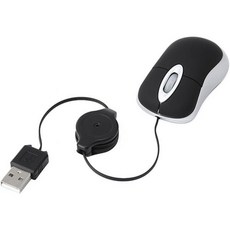 마우스 무선 블루투스 MERYHAPY 노트북 접이식 USB 휴대용 게이밍 미니 유선 광학 컴퓨터 작업 리틀 아크, 7X4CM, Black
