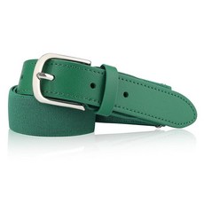 AWAYTR 성인 및 청소년 야구 벨트 - 신축성 있는 조절 가능한 소프트볼 유니폼 어린이 남아 여아용 실버 켈리 그린 181379