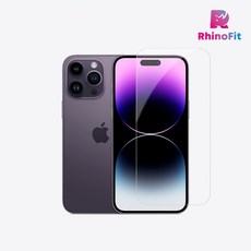 라이노핏 아이폰 전 기종 강화유리 보호필름 0.33mm, 1세트