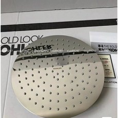 KOHLER/科勒衛浴浴室頂噴花灑 淋浴噴頭單頭淋雨頭 家用沐浴蓮蓬頭洗澡, 1個, 圓形,10寸直徑25CM