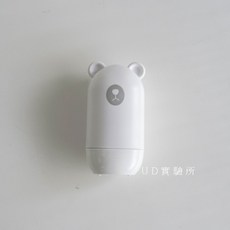 UDlab 小熊亂碼印章 2色可選 白色/咖色 保密印章 AS01-010, 1個, 白,訂單金額滿149元（不含運費）才會出貨喔