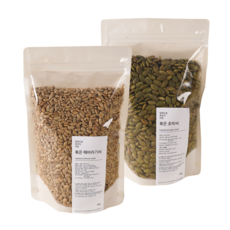 Mill Youth 烤南瓜子 烤葵花籽套裝, 400g, 1組