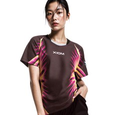 엑시옴(XIOM) 공식 본사 직영 스파르탄(SPARTAN) 3컬러 기능성 탁구 유니폼 반팔 상의 경기용 탁구복