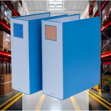 세로형바인더 A4 750 청색 사무실 오피스 사무실비품 문서보관 계약서보관 학교