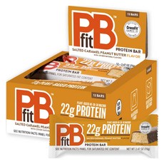 PBfit 海鹽焦糖花生醬高蛋白棒, 12個, 70g