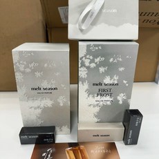 melt season FIRST FROST 霜降 淡香精, 1個, 3ml難哄香水【旅行裝】,經典款【無人知曉霜降 章若楠同款】