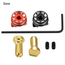 AXSPEED 4 0mm/5 RC 배터리 0mm 립 황동 플러그 바나나 자동차 커넥터, 5.0mm Type B