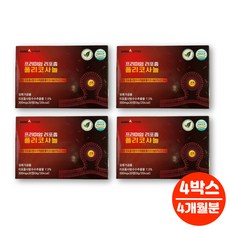 프리미엄 리포좀 폴리코사놀 폴리코사민 지방족알코올 20mg 사탕수수 추출물 나토배양물 분말, 4박스, 30회분