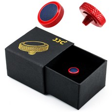 JJC 디럭스 나사식 소프트버튼 SRB-R-D 블루/선물, 1개, 단품