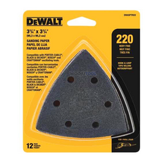디월트 멀티커터날 DWASPTRI22 멀티컷터 날 샌딩페이퍼 220방 12개