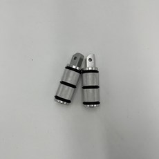 【偉倫精品零件】DTAR 野狼後腳踏桿腳踏板 銀色 特價出清，簡易安裝，提升騎行安全與舒適度, 1個