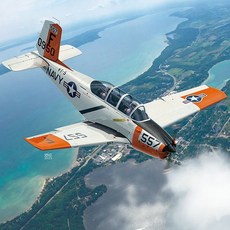 (선물완구) 아카데미과학 1/48 미해군 T-34B 멘토 VT-5 훈련비행단 12361, 1개