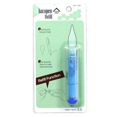 패브릭샵 펜 분말초크 리필 4컬러, 블루, 1개