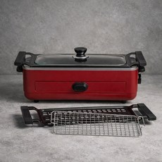 [독일브랜드] 3in1 BBQ 멀티 그릴 전기그릴 고기 생선 스테이크 무연불판 주방용품 요리 홈캠핑 캠핑용품 자취 신혼가전 집들이