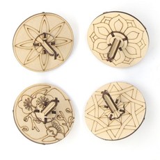 문양나무팽이 팽이만들기 그리기팽이 만들기재료 got+556xs, 팽이심(약 100개입)