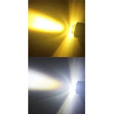 1PCS 10000LM H4 LED 오토바이 헤드 라이트 BA20D P15D Led 렌즈 흰색 노란색 안녕 Lo 빔 스쿠터 러닝, 1개