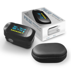 산소포화도 옥시미터 고급형 프리미엄 맥박 측정기 레저용, 1박스, 1세트