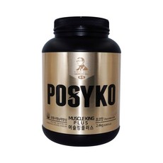 파시코 머슬킹플러스 (초코맛) 2.4kg 헬스보충제 게이너 벌크업, 1개