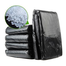 쓰레기검은봉투 50매 재활용 대형 검정 30L 50L, 60x80cm 50매