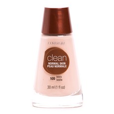 CoverGirl 클린 노멀 스킨 리퀴드 메이크업 30ml, 105 Ivory, 1개