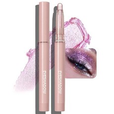 Wugbc 글리터 아이섀도우 스틱 메탈릭 크롬 마감 쉬머 크림 오래 지속되는 홀로그램 컬러 스파클 다용도 아이 브라이트너 하이라이터 메이크업 블렌딩 가능한 아이라이너 호환[호환, 11#