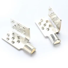 20PCS 220V 실버 도금 구리 소재 전기 난방 피팅에 대 한 안전하고 와이어 클립, 01 onesize